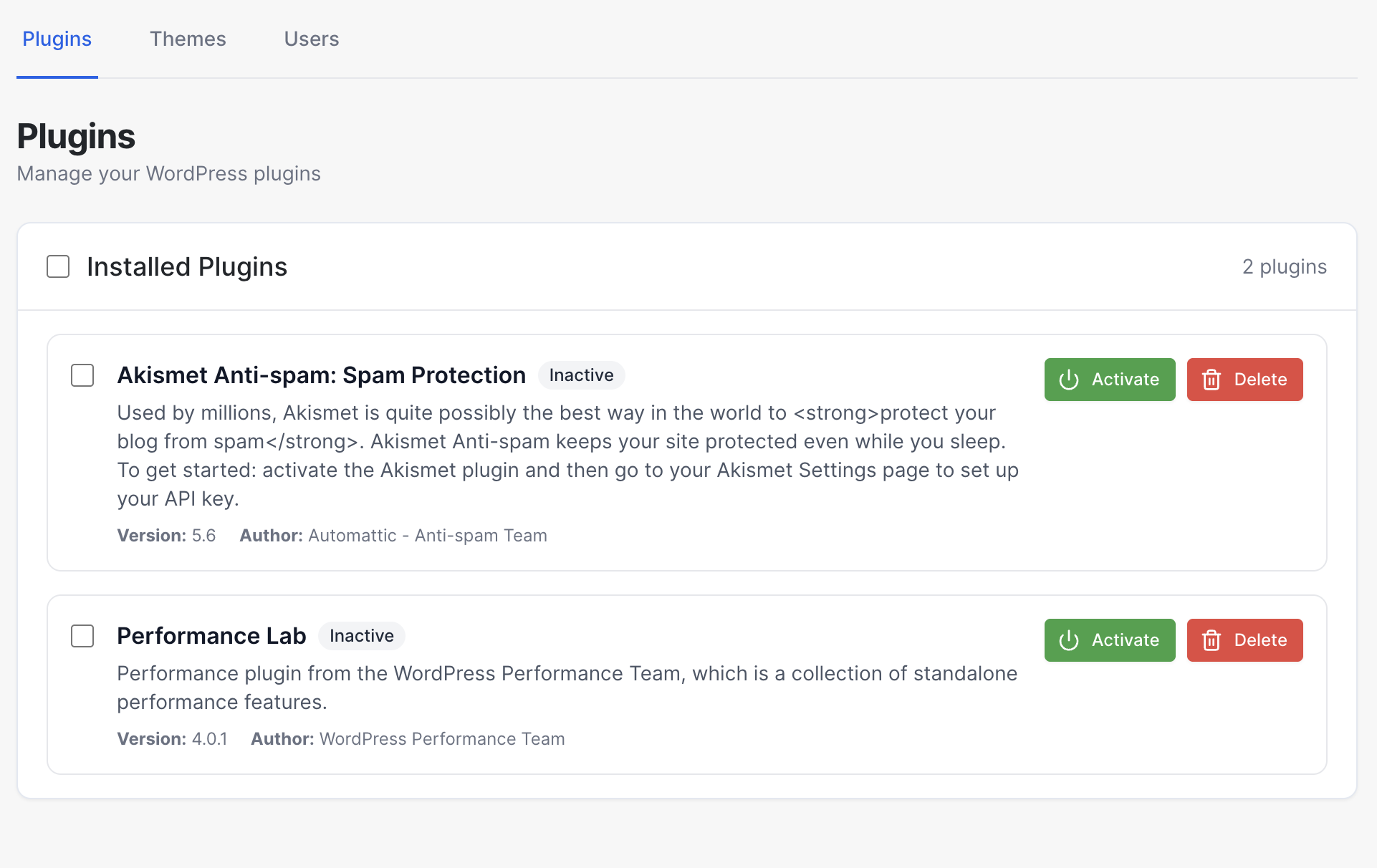 WordPress Manager