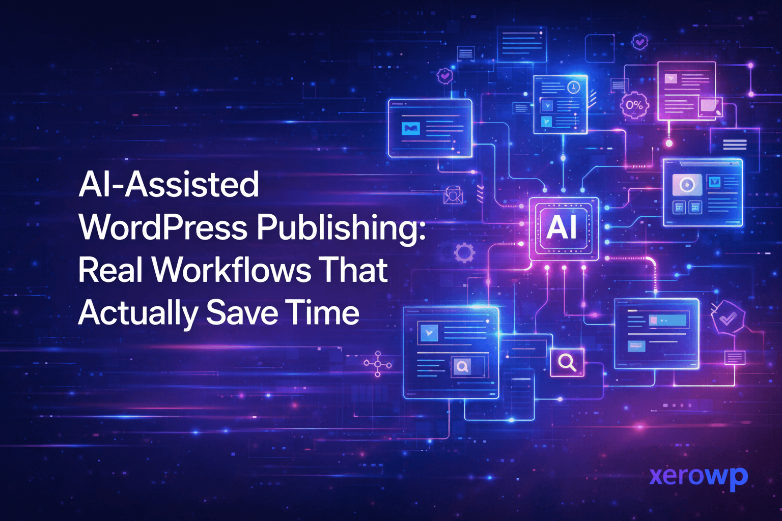AI-Assisted WordPress Publishing: Real Workflows That Actually Save Time